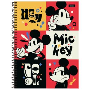 Caderno 01X1 Capa Dura Mickey 80F - Imagem 4
