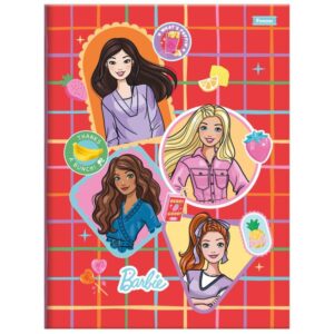 Caderno Brochurao Capa Dura Barbie 80FLS. - Imagem 3