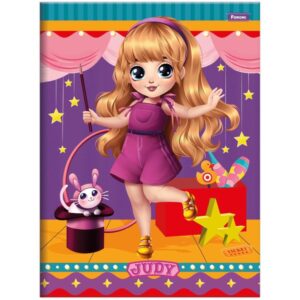 Caderno Brochurao Capa Dura Judy 80FLS. - Imagem 2
