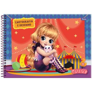 Caderno Desenho Univ Capa Dura Judy 80FLS. - Imagem 2
