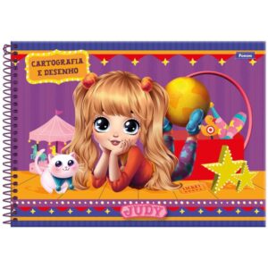Caderno Desenho Univ Capa Dura Judy 80FLS. - Imagem 3