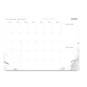 Agenda/Planner Permanente Mensal de Mesa 20FLS. - Imagem 3