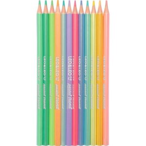 Lapis de Cor Triangular Leo e Leo 12CORES Pastel Trend - Imagem 2