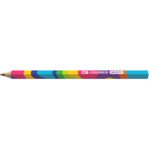 Lapis de Cor Jumbo Cis Multicolor Grafite 4 Cores - Imagem 2