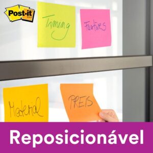 Bloco de Recado Post-It 76X76MM Rosa Milenio 90FLS. - Imagem 4