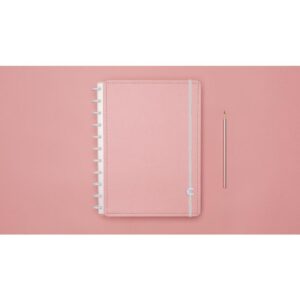 Caderno Inteligente Grande Rose Pastel 80FLS. 215X280MM - Imagem 3