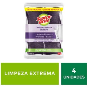 Esponja para Limpeza Scotch Brite Extrema (Roxa) - Imagem 9