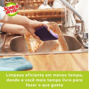Esponja para Limpeza Scotch Brite Extrema (Roxa) - Imagem 3