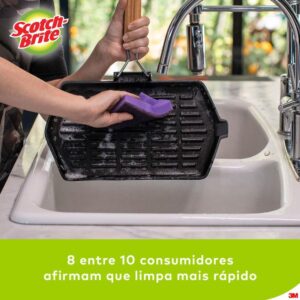 Esponja para Limpeza Scotch Brite Extrema (Roxa) - Imagem 8