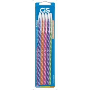 Caneta Esferografica Cis Spiro 0,7MM 5CORES Bl. - Imagem 1
