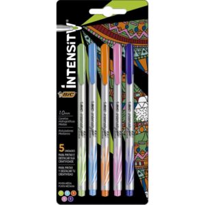 Caneta com Ponta Porosa Intensity 1.0MM Colors 5CORES - Imagem 1