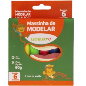 Massa para Modelar Leo e Leo 6 Cores - Imagem 1