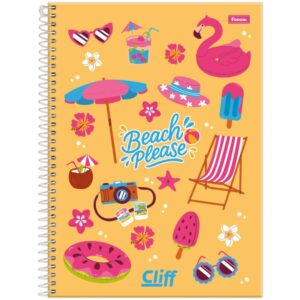 Caderno 01X1 Capa Dura Cliff Feminino 80FLS. - Imagem 3