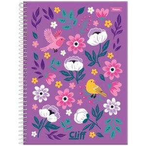 Caderno 01X1 Capa Dura Cliff Feminino 80FLS. - Imagem 6