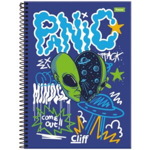 Caderno 01X1 Capa Dura Cliff Masculino 80FLS. - Imagem 3
