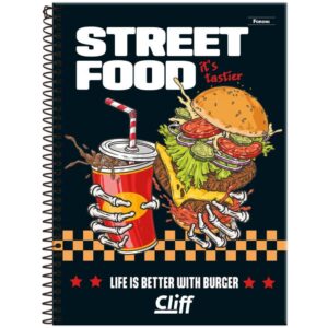 Caderno 10X1 Capa Dura Cliff Masculino 160FLS. - Imagem 5