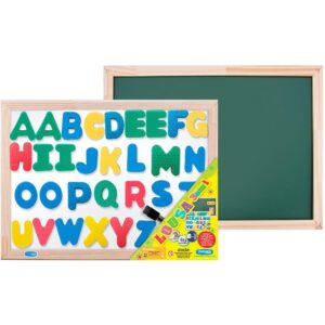 Lousa Infantil 3X1 Abc 5CM 60X40CM Mag.bc/Vd - Imagem 1