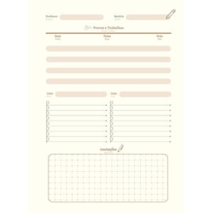 Caderno 10X1 Capa Dura Kraft Color 160FLS. I.a - Imagem 5