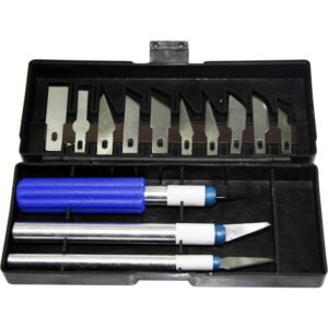 Estilete Especial Kit Precisao 3CABOS 13LAMINAS - Imagem 1