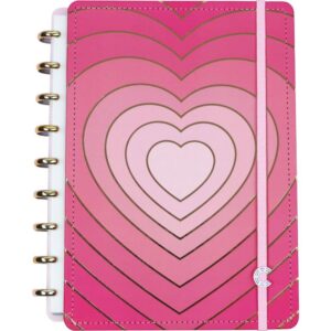 Caderno Inteligente Medio Golden Love 80FLS. 190X255MM - Imagem 1