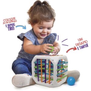Brinquedo para Bebe Cubo Entrelacado - Imagem 2