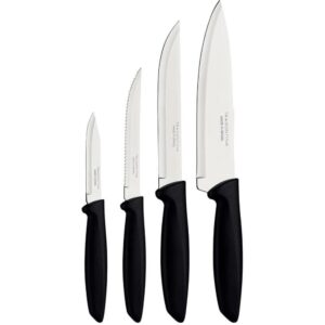 Faca Jogo Plenus 4PCS Inox Cabo Pto - Imagem 2