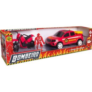 Carrinho Bombeiro Kit Resgate - Imagem 2