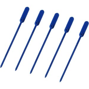 Lacre para Malote Azul Espinha de Peixe 16CM. - Imagem 1