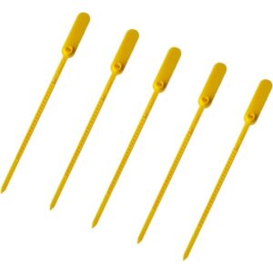 Lacre para Malote Amarela Espinha de Peixe 16CM. - Imagem 1