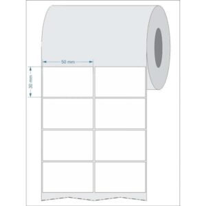Etiqueta para Codigo de Barras Couche 50X30X30M 2CARREIRAS - Imagem 1