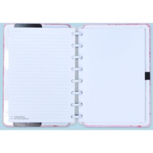Caderno Inteligente A5 Mapa Mundi Rosa By Gocase 80FL - Imagem 2