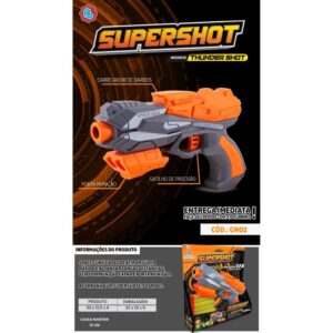Lancador Supershot Thunder C/6 Dardos - Imagem 2