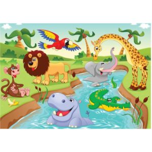 Quebra-Cabeca Cartonado Festa dos Animais 60PCS - Imagem 2