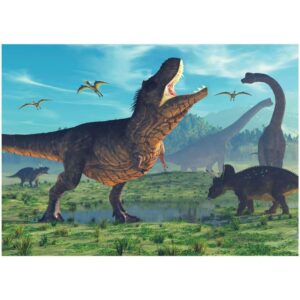 Quebra-Cabeca Cartonado Dinossauros 200 Pecas - Imagem 2