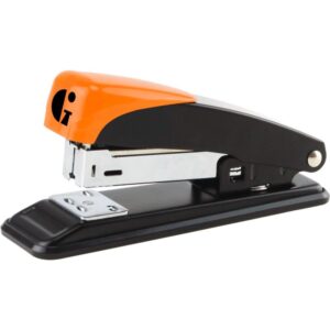 Grampeador Metal Ge-1035 Preto e Laranja - Imagem 1
