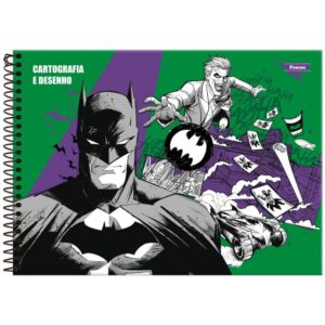 Caderno Desenho Univ Capa Dura Batman 80FLS. - Imagem 2