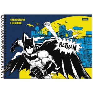 Caderno Desenho Univ Capa Dura Batman 80FLS. - Imagem 3