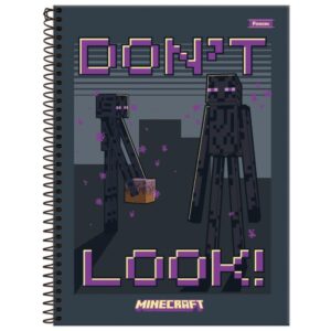 Caderno 01X1 Capa Dura Minecraft 80FLS. - Imagem 3