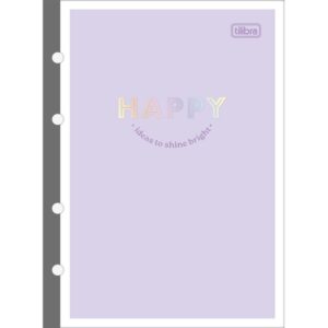 Bloco para Fichario Colegial Happy 80FLS. - Imagem 1