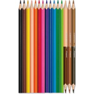 Lapis de Cor Triangular Color Peps 12 CORES+3 Duo Pele - Imagem 1