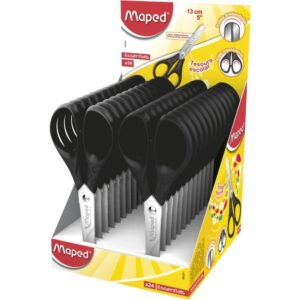 Tesoura Escolar Essentials Preta 13CM - Imagem 1
