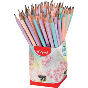 Lapis Preto Triangular Black Peps Hb C/Borrac.pastel - Imagem 1