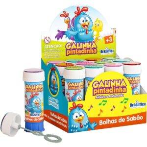 Bolha de Sabao Galinha Pintadinha 60ML C/Jogo - Imagem 1