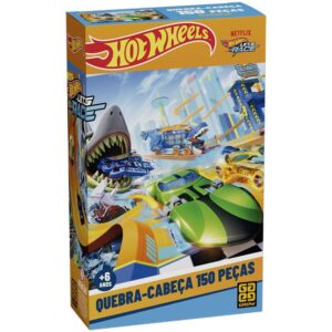 Quebra-Cabeca Cartonado Hot Wheels P150 - Imagem 1