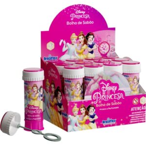 Bolha de Sabao Princesas 60ML C/Jogo - Imagem 1