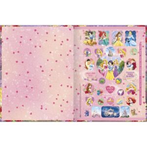 Caderno Brochurao Capa Dura Princesas 80FLS. - Imagem 2
