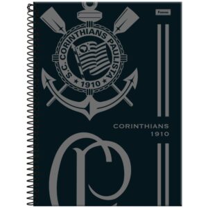 Caderno 01X1 Capa Dura Corinthians 80FLS. - Imagem 3
