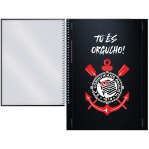 Caderno 01X1 Capa Dura Corinthians 80FLS. - Imagem 7