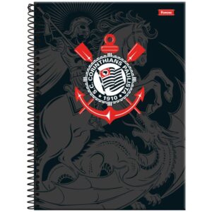 Caderno 10X1 Capa Dura Corinthians 160FLS. - Imagem 5