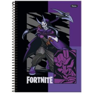 Caderno 10X1 Capa Dura Fortnite 160FLS. - Imagem 5